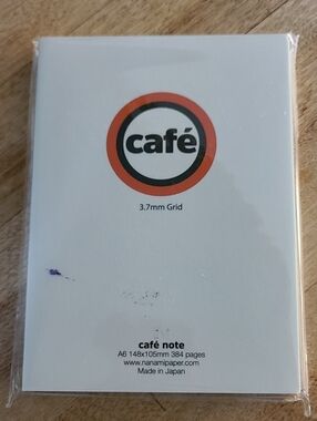 Nanami Pater Cafe NOTE A6 Tomoe River Paper Notebook NWT